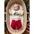 thumbnail image 4 of Conjunto navideño para bebé niño: sudaderas y pantalones con cuello redondo y bordados adorables., 4 of 8