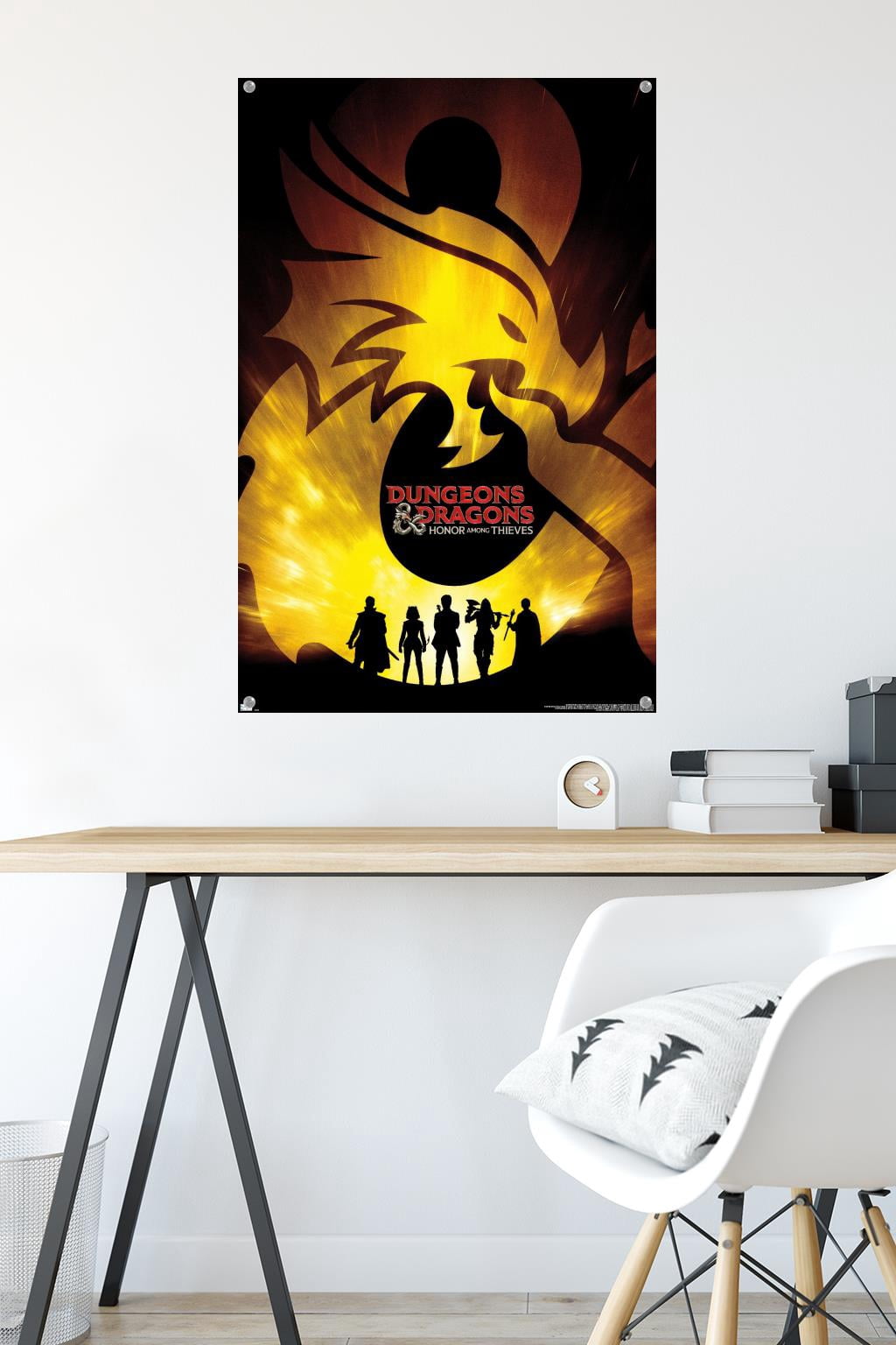 Dungeons & Dragons: Honor Among Thieves - Teaser One Sheet Wall Poster with Pushpins, 22.375" x 34"