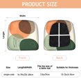 thumbnail image 3 of Boho Abstract Art Seat Covers for Dining Room Chairs Set Of 6,Stretch Printed Washable Chair Seat Cover with Elastic Ties and Button,Removable Waterproof Couch Cushion Covers, 3 of 6