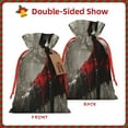 thumbnail image 2 of Naloa Dark Red Hooded Girl Drawstring Christmas Bags, 3D Xmas Gift Bags, Christmas Wrapping Bags, Xmas Goodie Bags, Treat Pouch Bags, Party Favor Bags-Medium, 2 of 9