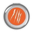 thumbnail image 2 of Effete Feline Claw Marks Compact Travel Mirror, 2 of 8