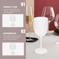 4Pcs Disposable Wine Glasses Wine Glass Cocktail Glass Goblet Exquisite
