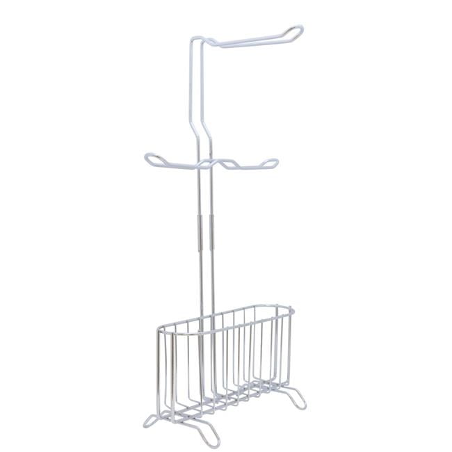 J Miles UHTP267 Three Roll Toilet Paper Holder with Magazine Rack