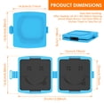 thumbnail image 2 of Austok Microwave Sandwich Maker Portable 3 Minute Microwave Toastie Grill Safe Panini Press Dishwasher Safe for Travel Office Dorm RV, 2 of 8
