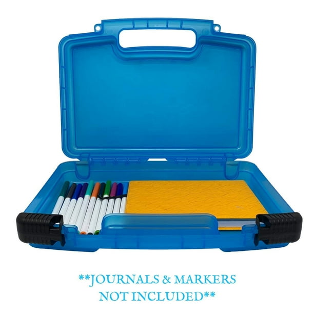 Life Made Better's Blue Journal & Marker Carrying Case Organizer