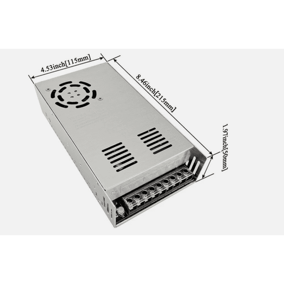 24V 15A 360W AC-DC Switching Power Supply with Fan, Single Output (ALRS24V15AT)