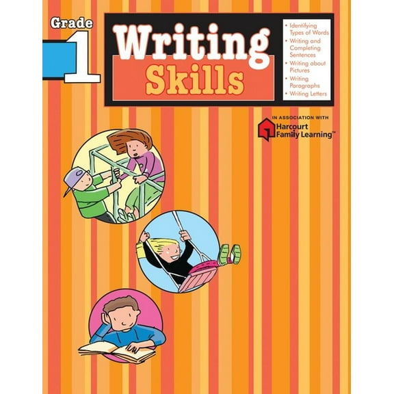 Writing Skills: Grade 1 (Flash Kids Harcourt Family Learning) (Paperback)
