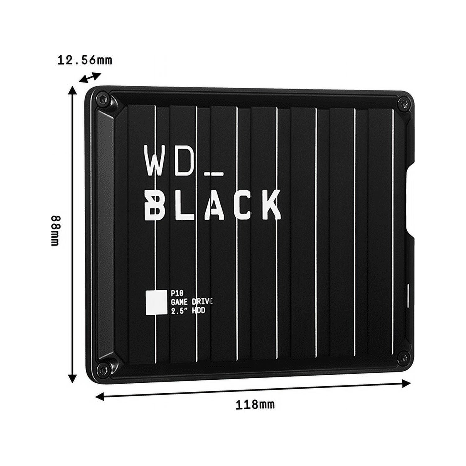 WD_BLACK 5TB P10 Game Drive, Portable HDD, Compatible with PS, PC, & Mac - WDBA3A0050BBK-WEBB - Walmart.com WD_BLACK 5TB P10 Game Drive, Portable HDD, Compatible with PS, PC, & Mac - WDBA3A0050BBK-WEBB - Walmart.com