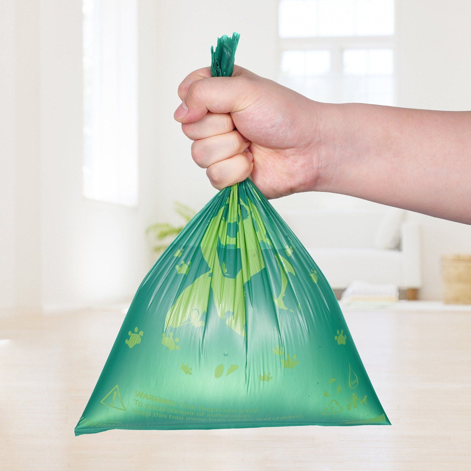 270PCS Dog Poop Waste Bags Refill Rolls, Thick 15-Micron Leak-Proof Biodegradable Pet Waste Bags with Lavender Scent, Eco-Friendly D2W Formula, Fits Standard Dispensers for Daily Dog Walking