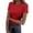 Red, variant on Tshirts for Women Short Sleeve Crew Neck Lightweight Blue Womens Summer Clothes Womens Tops Trendy