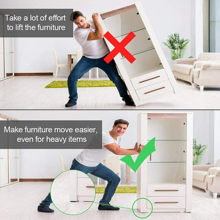How to Use Furniture Sliders  Moving & Lifting Heavy Furniture with  Furniture Moving Pads 