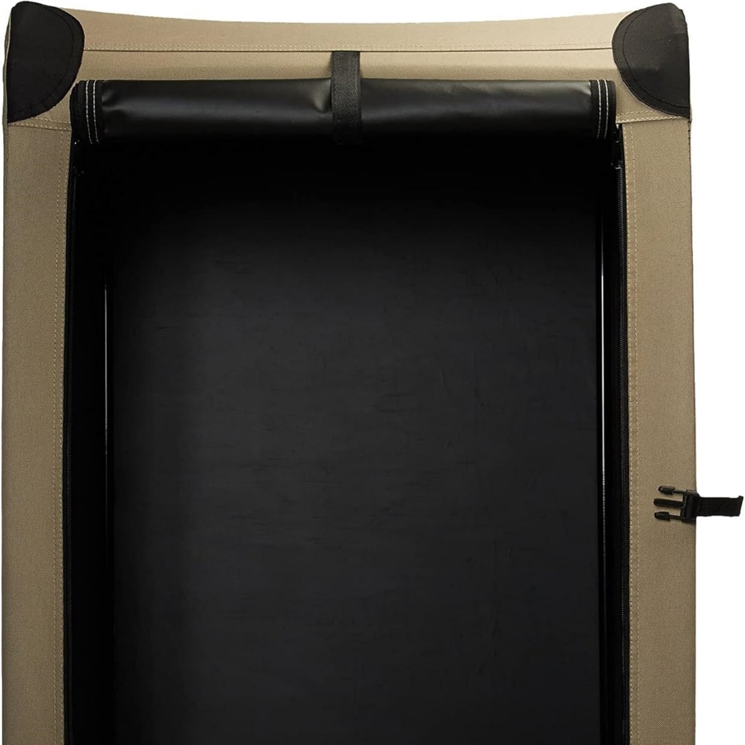 Portable Folding Soft Dog Crate for Cat, Dog, Rabbit, Double Door with Mesh Ventilation, Collapsible, Easy to Set Up, Large 36" x 24" x 24", Tan