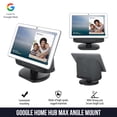 thumbnail image 2 of [Official Made for Google] Wasserstein Adjustable Stand Compatible with Google Nest Hub Max - Perfect Companion for Your Nest Hub Max (Charcoal), 2 of 7