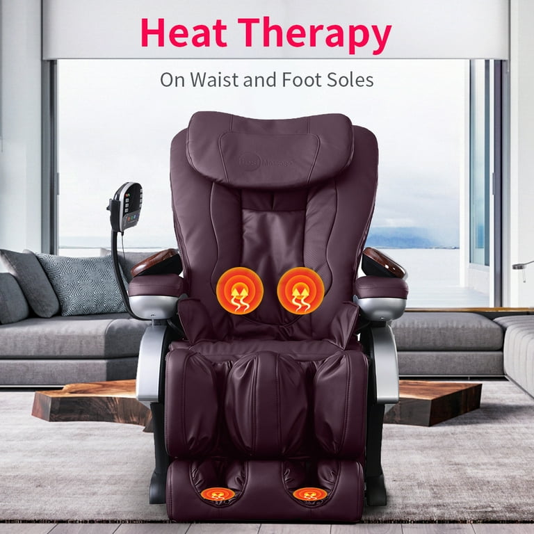 Bestmassage electric full body shiatsu massage chair recliner stretched foot rest discount