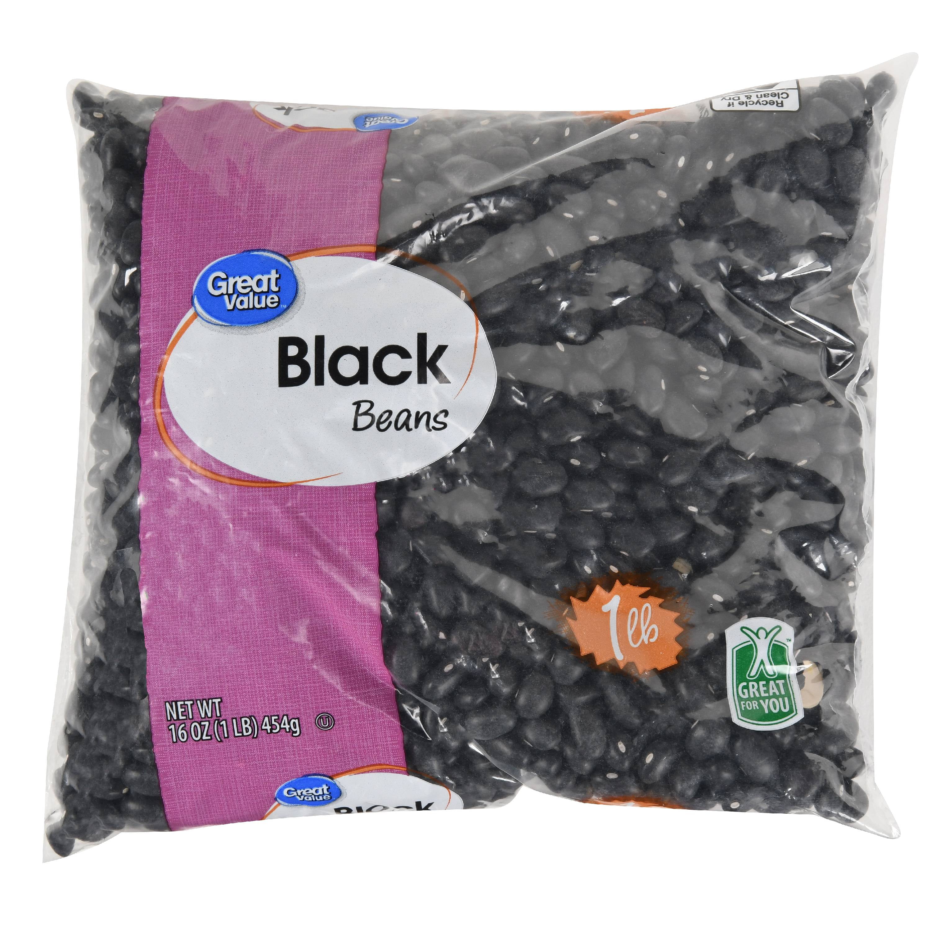 Great Value Black Beans, 16 oz