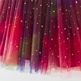 thumbnail image 5 of newwalpole Baby Girls Tulle Tutu Dress Summer Birthday Party Babydoll Dresses Wine for Size 18-24 Months, 5 of 8