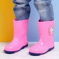 thumbnail image 4 of CAIVO Girls Boots Kids Children Cartoon Rain Shoes Rubber Rainboots School And Outdoor Activities Lightweight And Comfortable Design Fashionable Toddler Footwear, 4 of 7