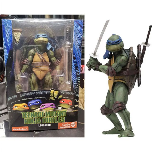 NECA TMNT figura de Anime Teenage Mutant Ninja Turtles 7 pulgadas escala figura de acción juguete Fivean unisex