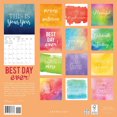 thumbnail image 5 of Graphique 2025 Best Day Ever Wall Calendar | 12” x 12” - Thick Paper - Home & Office Organizer - Large Monthly Grid - 3 Languages & Marked Holidays - 4 Month Preview Page for 2026, 5 of 6