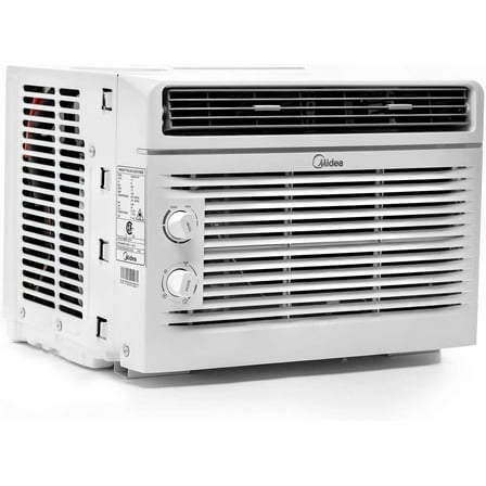 Open Box Midea 5,000 BTU Window Air Conditioner, Mechanical, White MAW05M1YWT