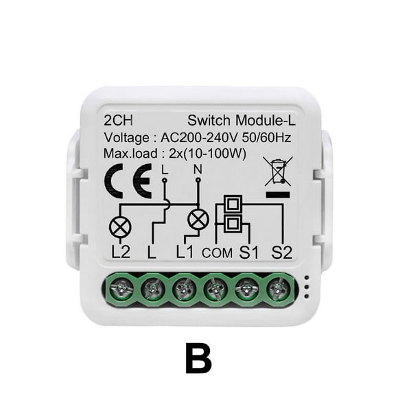 MYG For Tuya for ZigBee For Smart Light Switch Module, No Neutral Conductor Required