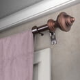thumbnail image 3 of Central Design 5709-284 0.625 in. Aria Curtain Rod with 28 to 48 in. Extension, Antique Gold, 3 of 3