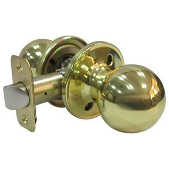 TruGuard T3730B Ball Passage Knob Set, Polished Brass - Quantity 6