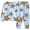 Blue, variant on Toddler Girl Summer Outfit Set 2 Piece Print Sleepwear Soft Long Sleeve Top And Pants Matching Nightwear For Suitable For Children Cute Baby Clothes for Girls Size 2-3T