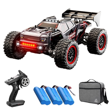 TeeGGi 1/16 SG316 MAX Brushless Fast RC Cars for Adults, Max 50mph High Speed Remote Control Car with Carrying Bag, Electric Off Road RC Truck, 4WD Drift RC Car with 3 Lipo Batteries