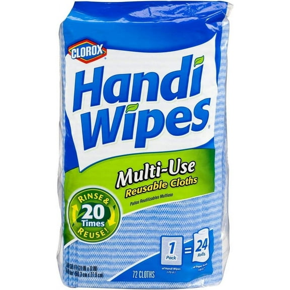 Handi Wipes Multi-Purpose Reusable Cleaning Cloths - 72 Cloths