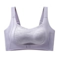 thumbnail image 4 of Full Coverage Wireless Bra Seamless Supportive Design with Front Closure and Wide Band for Everyday Comfort and Versatility in T Shirt Wardrobe, 4 of 4