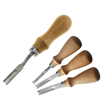 

Leather Edge Beveler with Wood Handle A4mm A6mm A8mm & French Style