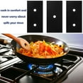 thumbnail image 3 of Austok Universal Gas Stove Protectors Reusable Gas Stove Burner Covers 5 Hooks Non-Stick Heat Resistant Stove Top Gas Range Protectors Dishwasher Safe for Home Kitchen, 3 of 9