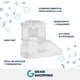 thumbnail image 3 of Organizador Tocador Giratorio 360°, Gran Shopping, Transparente blanco, 3 of 10