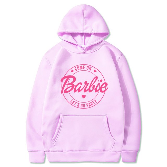 Barbie Let S Go Motif Imprimé Ebay Plus Sweat à Capuche en Polaire