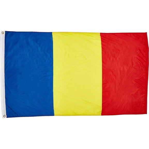 US Flag Store Romania Flag 3ft x 5ft Superknit Polyester