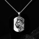 thumbnail image 1 of Colgante de marca militar con cabeza de león Cadena de suéter de hip-hop con personalidad de acero de titanio para hombres ZefeiWu 8390614875999, 1 of 1