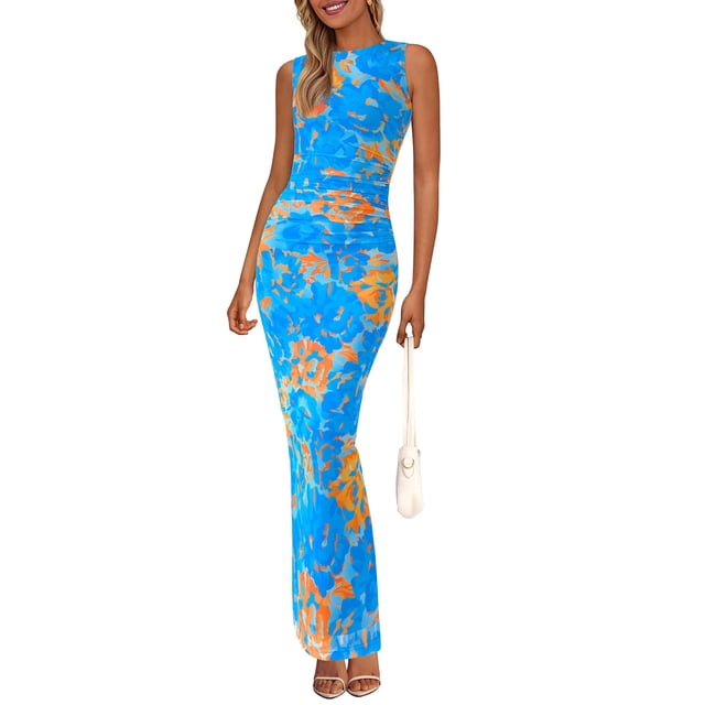 Vestido largo PRETTYGARDEN Wedding Guest 2025 para mujer