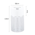 thumbnail image 3 of Clear Hydroponic Plant Pot for Indoor Plants, Transparent Plastic Flower Pot with Water Level Monitoring, Modern Planter A#008 White, 3 of 5