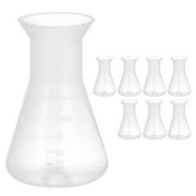 8 Pcs Laboratory Flask Plastic Labwares Erlenmeyer Tools Equipment Pp
