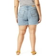 thumbnail image 7 of Levi Strauss Signature Women's Plus Size Heritage 5-Inch Fray Hem Shorts, 7 of 7