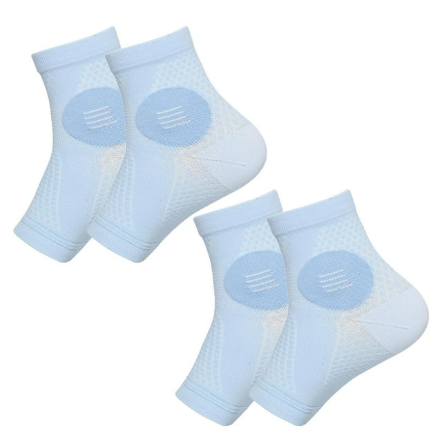 2 Pairs Neuropathy Socks Breathable Men Women Pain Relief Foot Compression Sleeve Toeless Arthritis Ankle Protection Support Brace