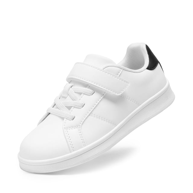 Zapatillas DREAM PAIRS para Niños Blancas y Negras Talla 3 con Cierre de Velcro