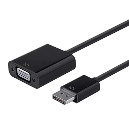 UPC: 0889028008089 | Monoprice DisplayPort 1.2a to VGA Active Adapter – Black  For HDTV  Projector  Computer  Monitor Desktop  Laptop  PC
