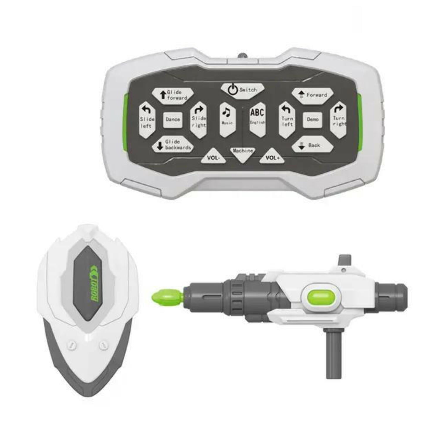 GN Universe Interactive Space Smart Robot With Gesture Sensing Shield and Space Guns And Remote Control Different Sounds Ages 3+
