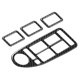 thumbnail image 4 of 4Pcs/Set Window Lift Button Cover Decorative Trim Sticker Fit for 5‑Series E39 1996‑2003 Carbon Fiber, 4 of 4