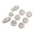 thumbnail image 2 of Shisuyan 9pcs/set Alto Tenor Soprano Saxophone Sax Pearl Shell Key Buttons Inlays Accessories (White), 2 of 9