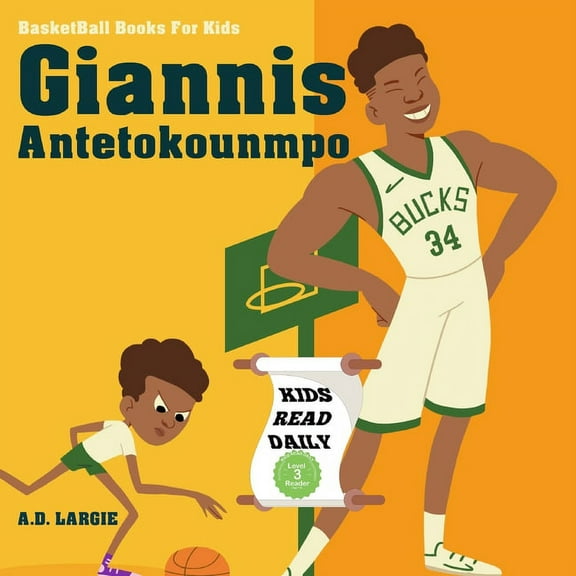 Basketball Books for Kids Giannis Antetokounmpo: I Can Read Books Level 4, Book 3, (Paperback)
