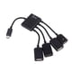 thumbnail image 1 of Cable Adaptador De 4 Puertos Micro Usb Host Otg Hub Para Android Tablet Smartphone Sweethay EL009991-00, 1 of 5