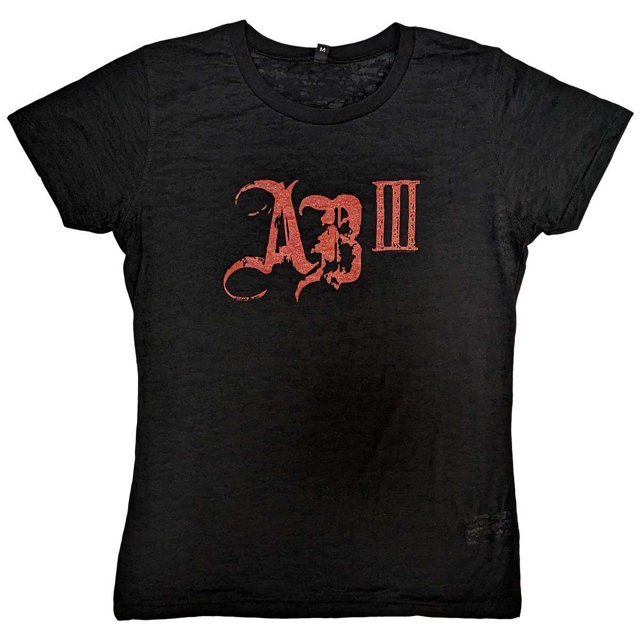 Alter Bridge - Camiseta AB III Logotipo para Mujer (Negro)